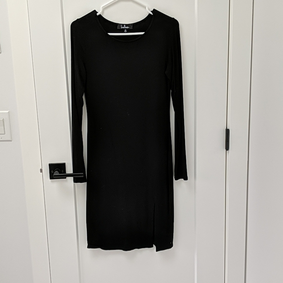 Lulu's Black Midi dress - Picture 1 of 4